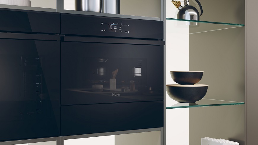 Rúra Haier H4MWID69C6NQB čierna/sklo Rúra Haier H4MWID69C6NQB čierna/sklo