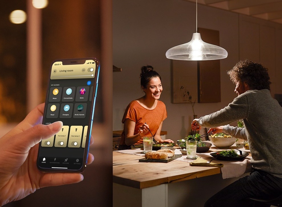 Inteligentná žiarovka Philips Hue Bluetooth, E27, A67, 1600 lm, White