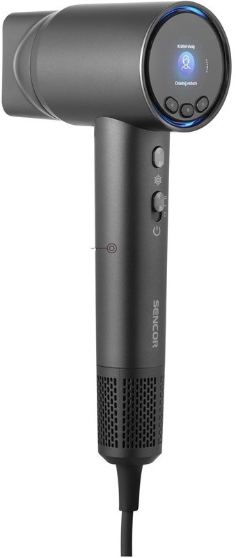 Sencor SHD 8600BK vysokorýchlostný fén s LCD displejom a moderným dizajnom