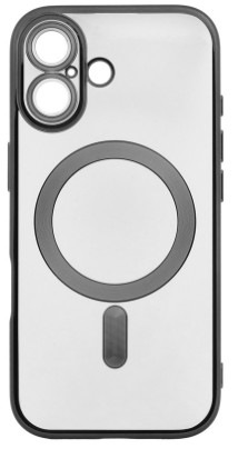 Kryt na mobil WG Magic Eye Magnet na Apple iPhone 17 čierny/priehľadný Kryt na mobil WG Magic Eye Magnet na Apple iPhone 17 v čiernej farbe