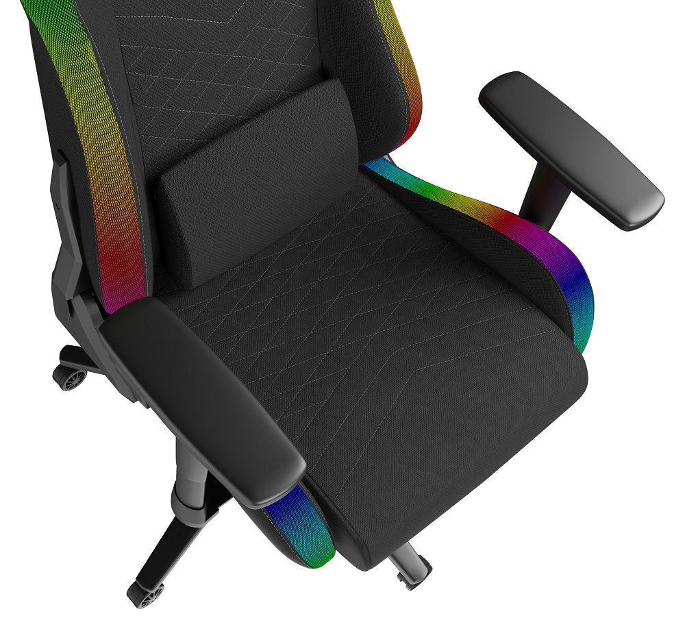 Herná stolička Genesis TRIT 660 RGB sivá Detail sedadla herná stolička Genesis TRIT 660 RGB