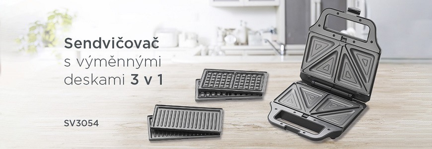 Sendvičovač Concept SV3054 3 v 1 Sendvičovač Concept SV3054 3 v 1