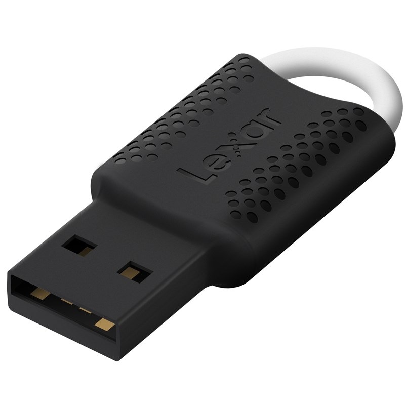 USB flashdisk Lexar JumpDrive V40 USB 2.0, 128GB čierny