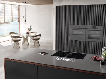 Indukčné varné dosky s odsávaním Miele KMDA 7676 FL-A BlackPerfection čierna MIEKMDA7676FLA