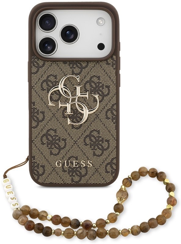 Kryt na mobil Guess, pre Apple iPhone 17 Pro, hnedá farba