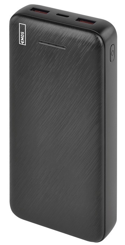 Powerbanka EMOS s kapacitou 20 000 mAh, čierna farba