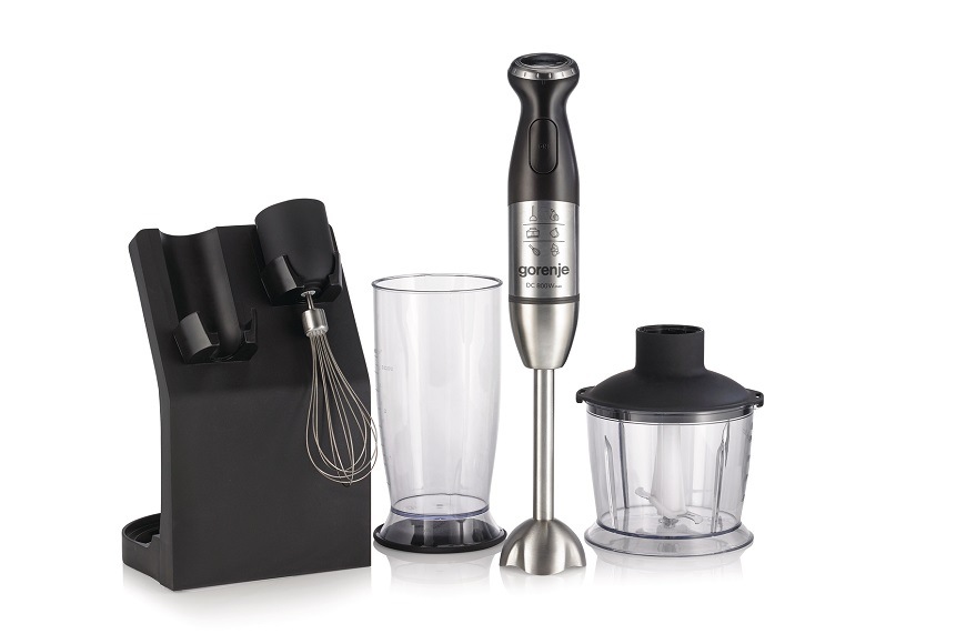 Ponorný mixér Gorenje HBC807QB, čierny, Praktický stojan