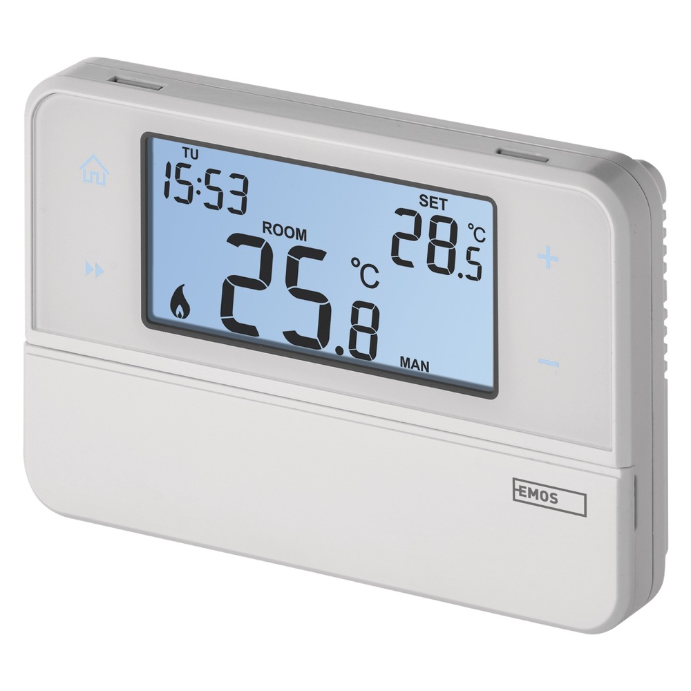 Termostat EMOS izbový, programovateľný, drôtový, OpenTherm, P5606OT Termostat EMOS izbový, programovateľný, drôtový, OpenTherm, P5606OT