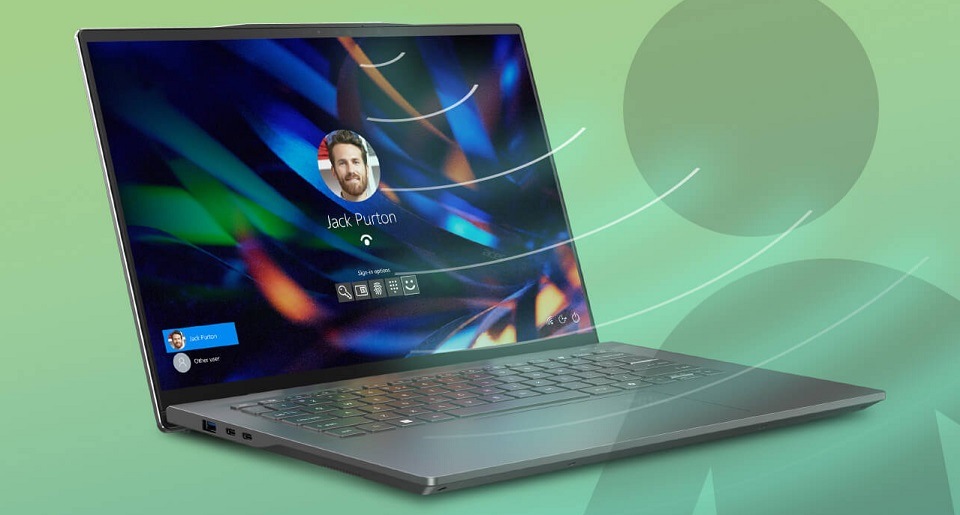 Notebook Acer Swift 14 AI (SF14-11-X6CS) sivý