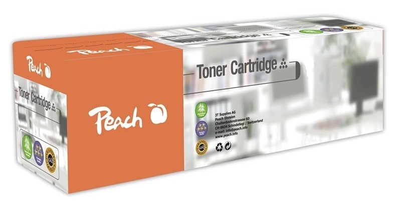 Toner Peach pre tlačiarne HP, výťažnosť 1 300 strán, čierna farba