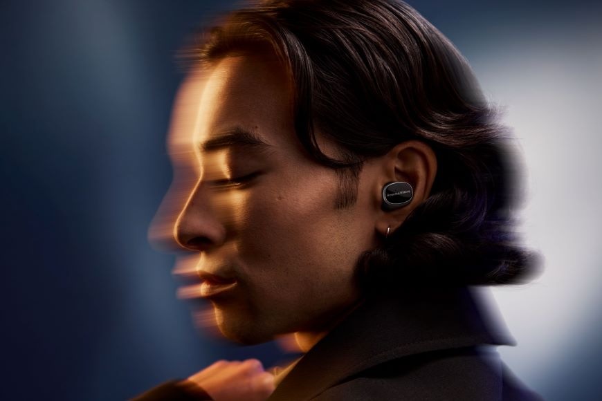 Slúchadlá Bowers & Wilkins Pi8 vínová Slúchadlá Bowers & Wilkins True wireless Pi8 - vínová