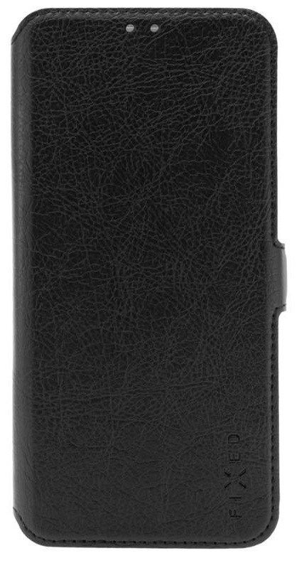 Pouzdro na mobil flipové FIXED Topic na Apple iPhone 7/8/SE (2020) černé (FIXTOP-100-BK)
