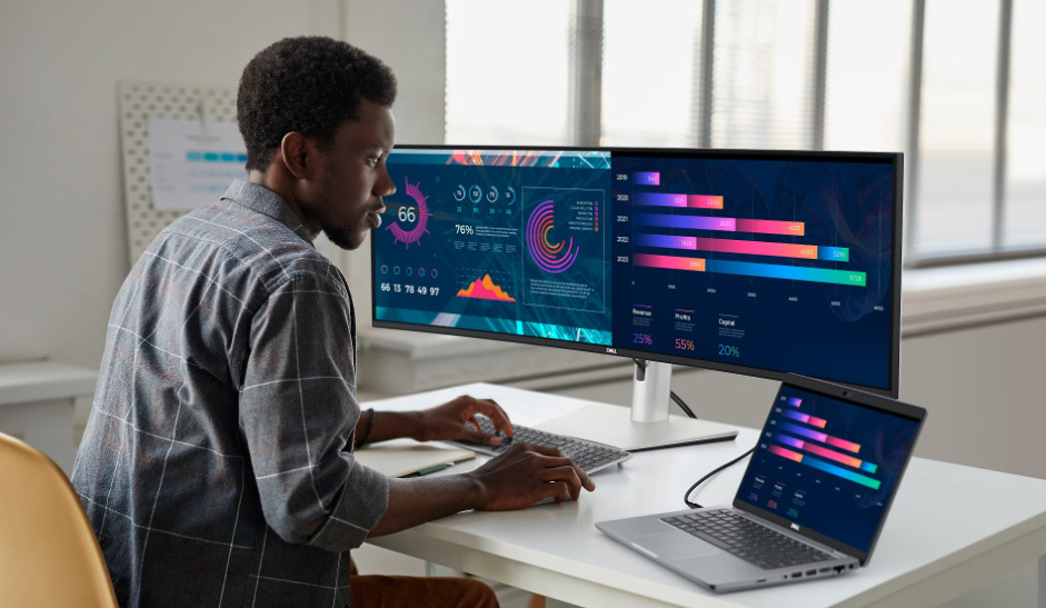 Monitor Dell UltraSharp U4924DW strieborný