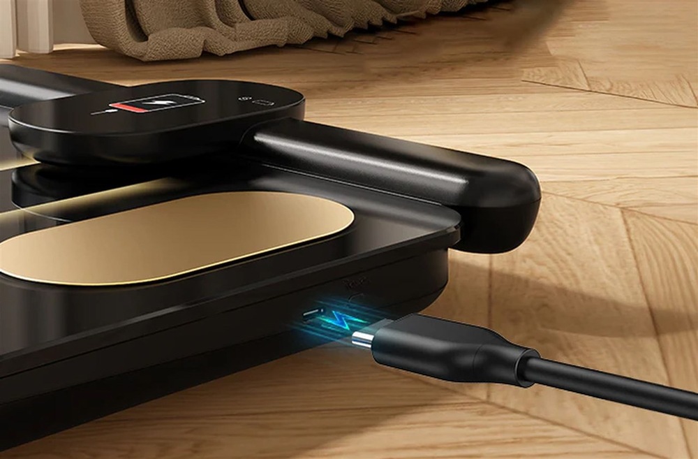 Osobná váha RunStar FG2305 čierna Osobná váha RunStar FG2305 a USB-C kábel