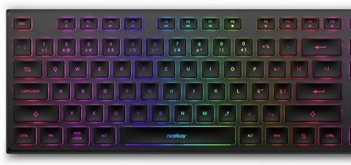 Klávesnica Niceboy Oryx K110 s RGB podsvietením