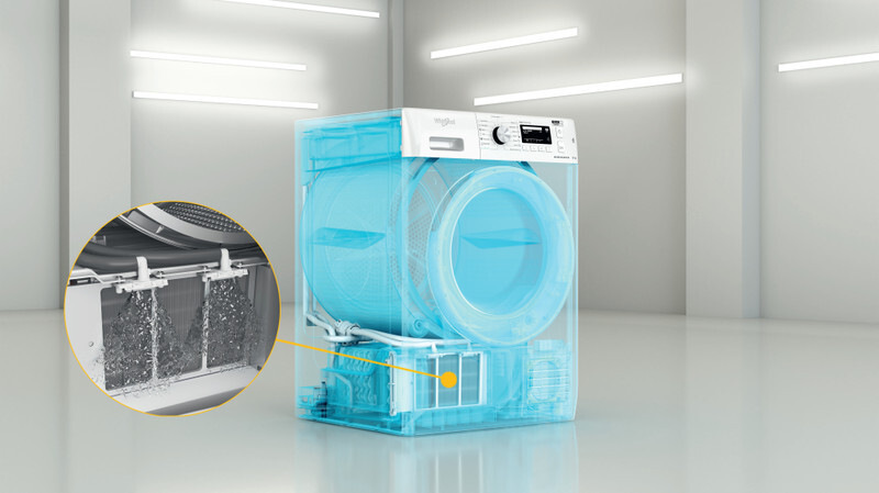 Sušička bielizne Whirlpool W7 D94WB EE biela