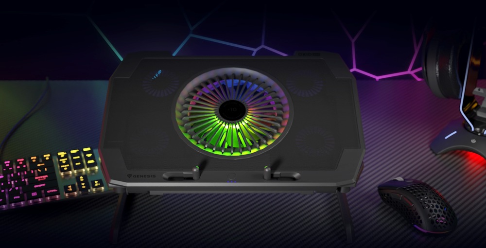 Chladiaca podložka pre NTB Genesis OXID 850, LED, pre 17,3" čierna Genesis OXID 850 (NHG-1858)