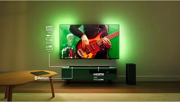 Soundbar Philips TAB6309 sivý