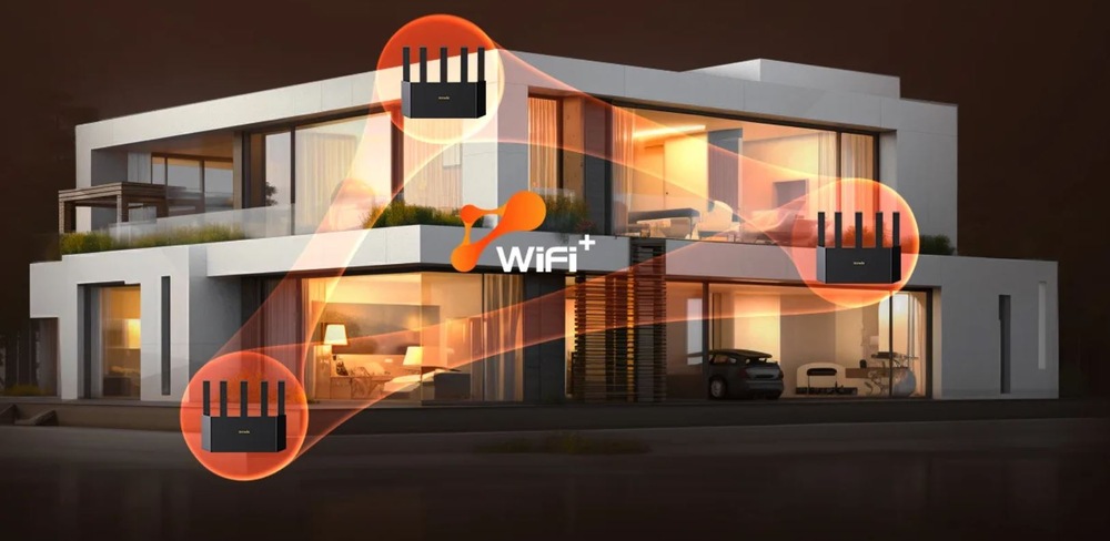 Router Tenda TX12L Pro, Wireless AX3000 Mesh router WiFi 6 čierny