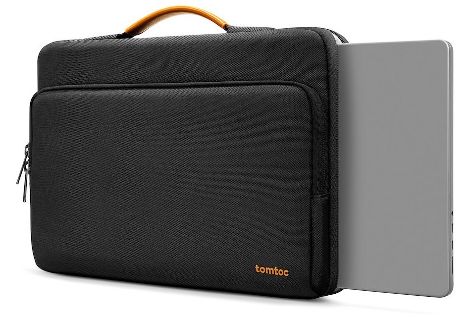 Brašna na notebook tomtoc Briefcase na 14" MacBook Pro (2021) čierna Taška na notebook tomtoc Briefcase na 14" MacBook Pro (2021) - čierna