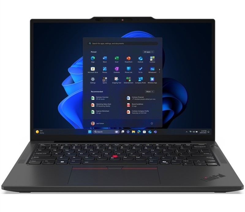 Lenovo ThinkPad X13 Gen 6 Intel Core U7-255U, čierna farba.