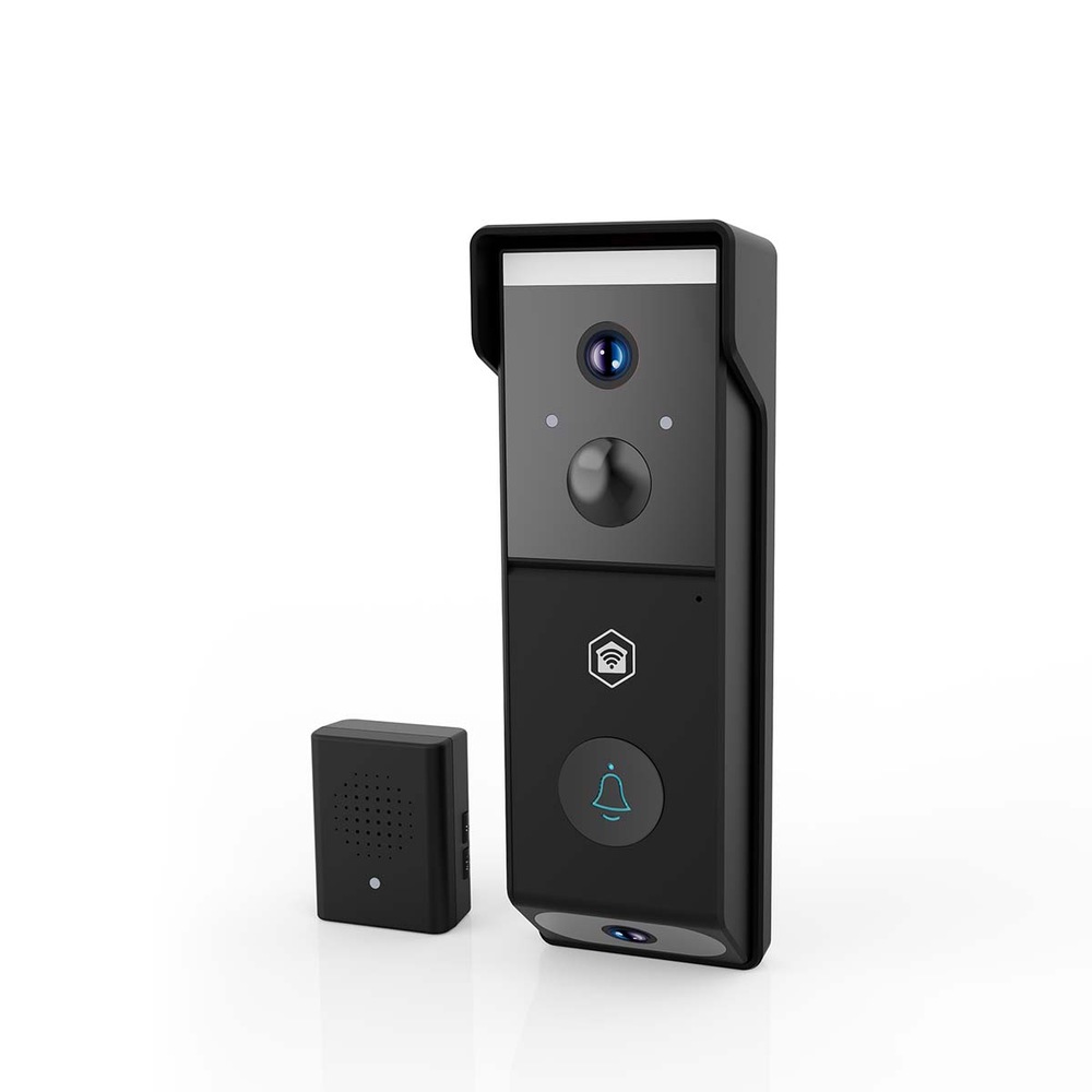 Videozvonček Nedis SmartLife WIFICDP31BK v čiernom prevedení