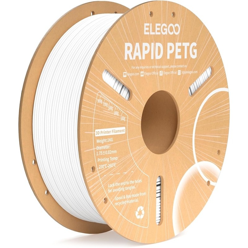 Filament Elegoo s priemerom 1,75 mm, biela farba