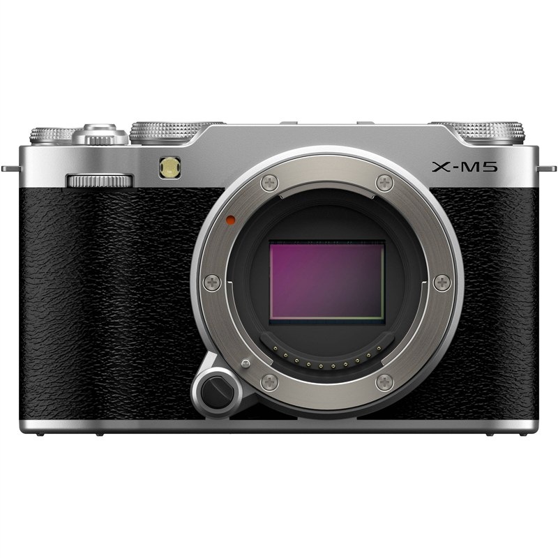 CSC fotoaparát Fujifilm X-M5, telo - strieborný