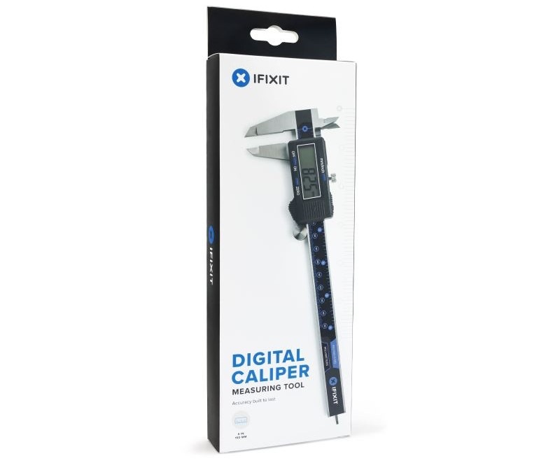 Posuvné meradlo iFixit IF0102 Posuvné meradlo iFixit IF0102 je vybavené digitálnym displejom