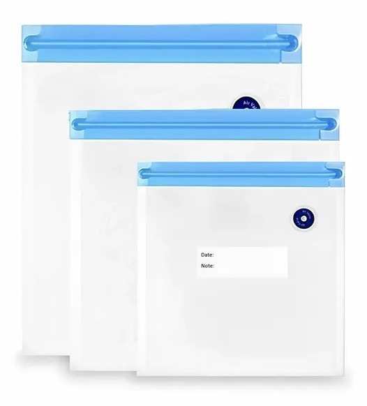 Kvalitné vrecká Huslog pre uchovanie potravín, odolný polyetylén