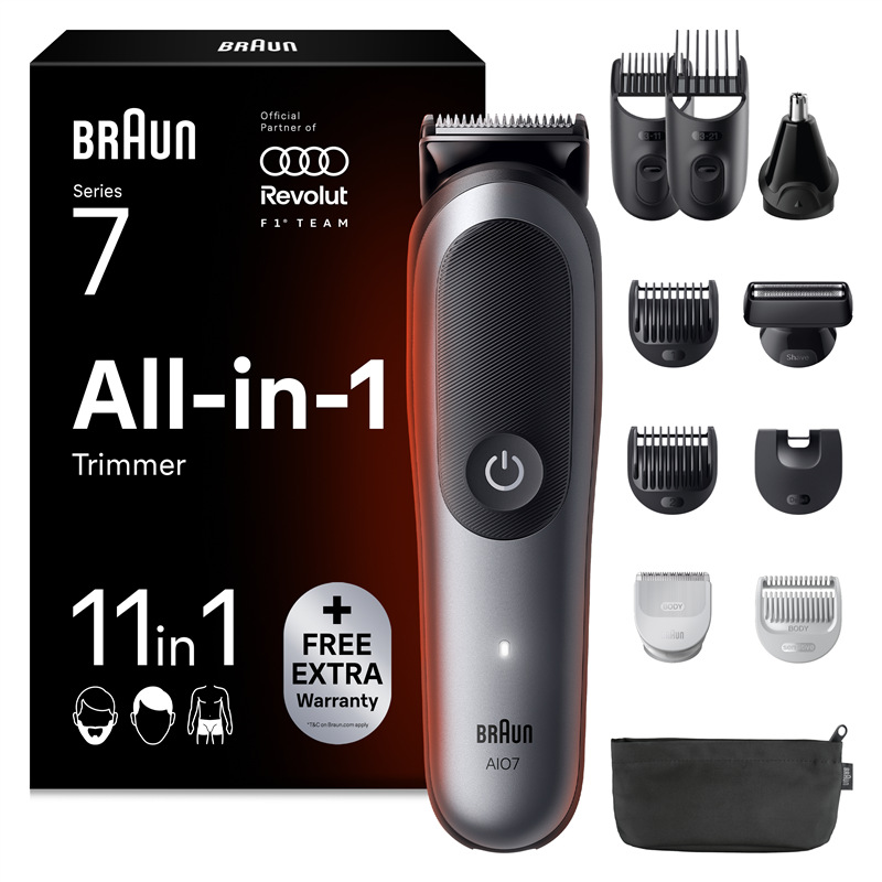 Multifunkčný zastrihávač Braun AIO7540 Series 7″ width=