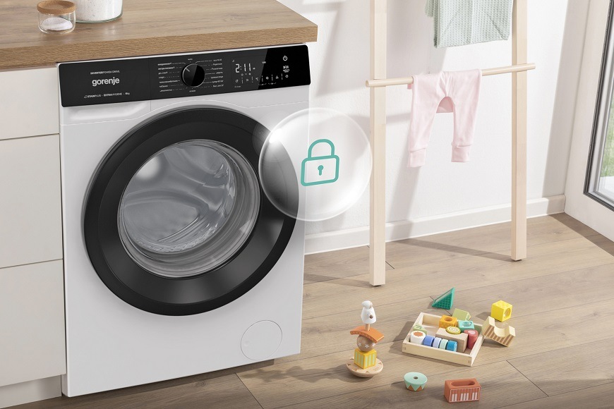 Práčka Gorenje WSG374A, detský zámok
