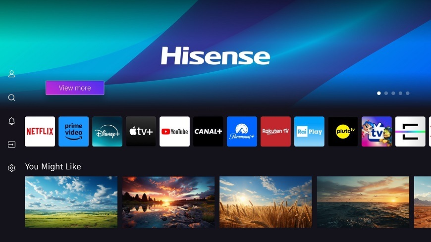 Televízor Hisense 75U8NQ Televízia Hisense 75U8NQ, VIDAA U7.6