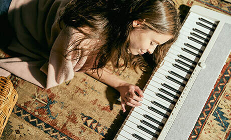 Elektronické klávesy Casio CT S1 WE biela