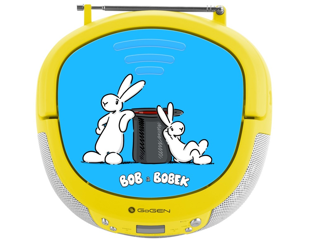 Rádioprijímač s CD GoGEN BOB A BOBEK PREHRÁVAČ modrý Rádioprijímač s CD GoGEN BOB A BOBEK PREHRÁVAČ, modrý