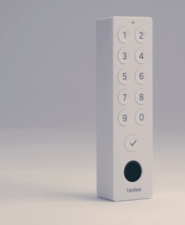 Klávesnica pre smart zámok Tedee Keypad PRO biela Klávesnica Tedee Keypad PRO - biela