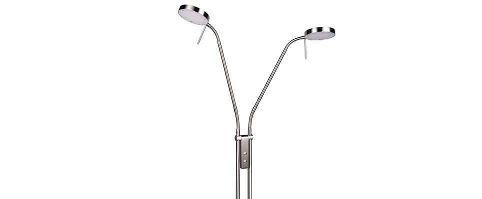 Stojacia lampa TRIO 423310207 MONZA strieborná Stojacia lampa TRIO 423310207 MONZA poskytuje farebnú teplotu 4 000 K