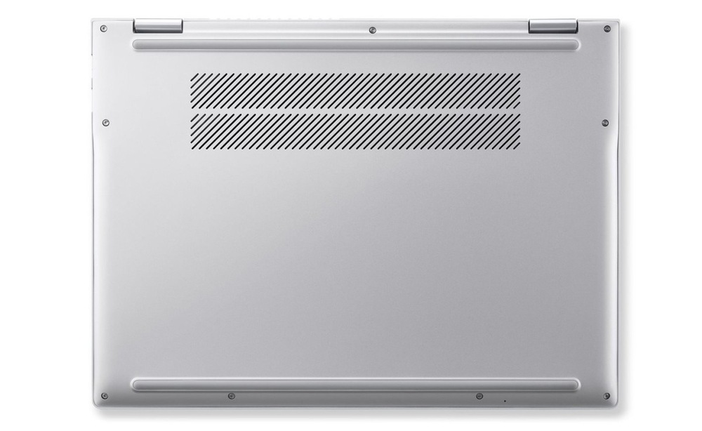 Notebook Acer Chromebook Plus Spin 514 (CP514-5HN-K65H) strieborný Notebook Acer Chromebook Plus Spin 514 (CP514-5HN-K65H) zospodu