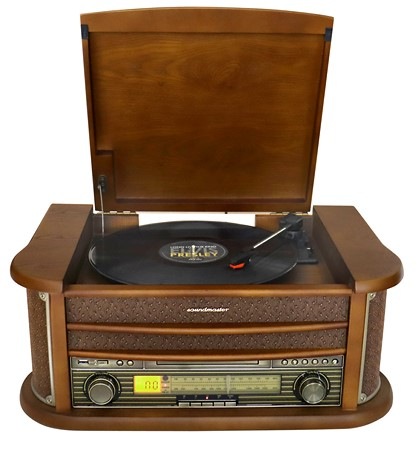 Gramofón Soundmaster NR560 hnedý