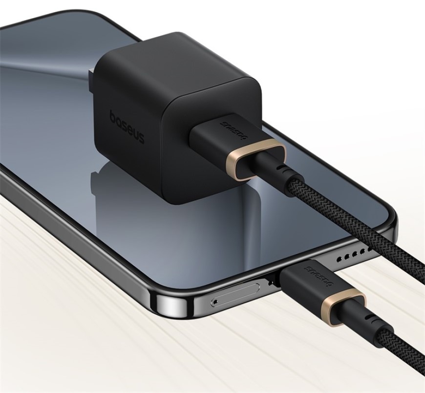 Kábel Baseus Dura USB/USB-C, 60W, 2m - čierny/zlatý