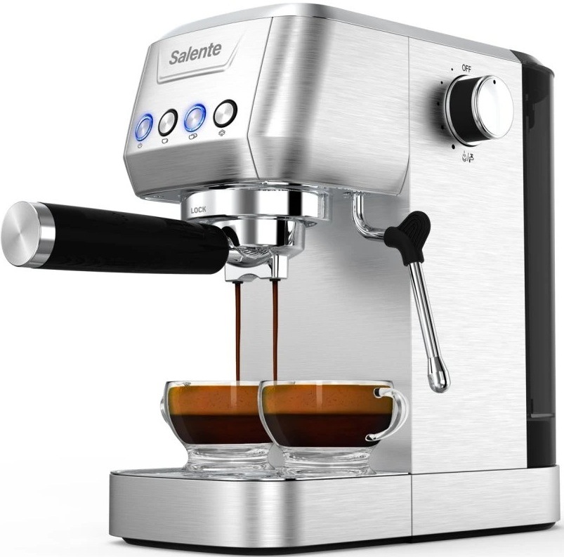 Pákový kávovar Salente Coffio nerez „“