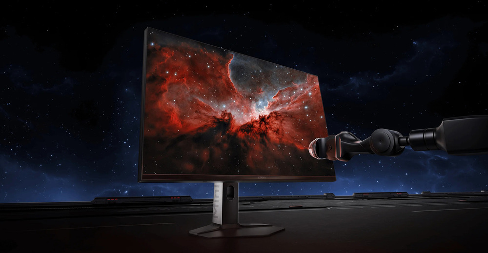 Quantum Dot s 99% DCI-P3, Adobe RGB a 1,07 mld. farieb + ΔE<1 zaručuje presné, živé a profesionálne farby.