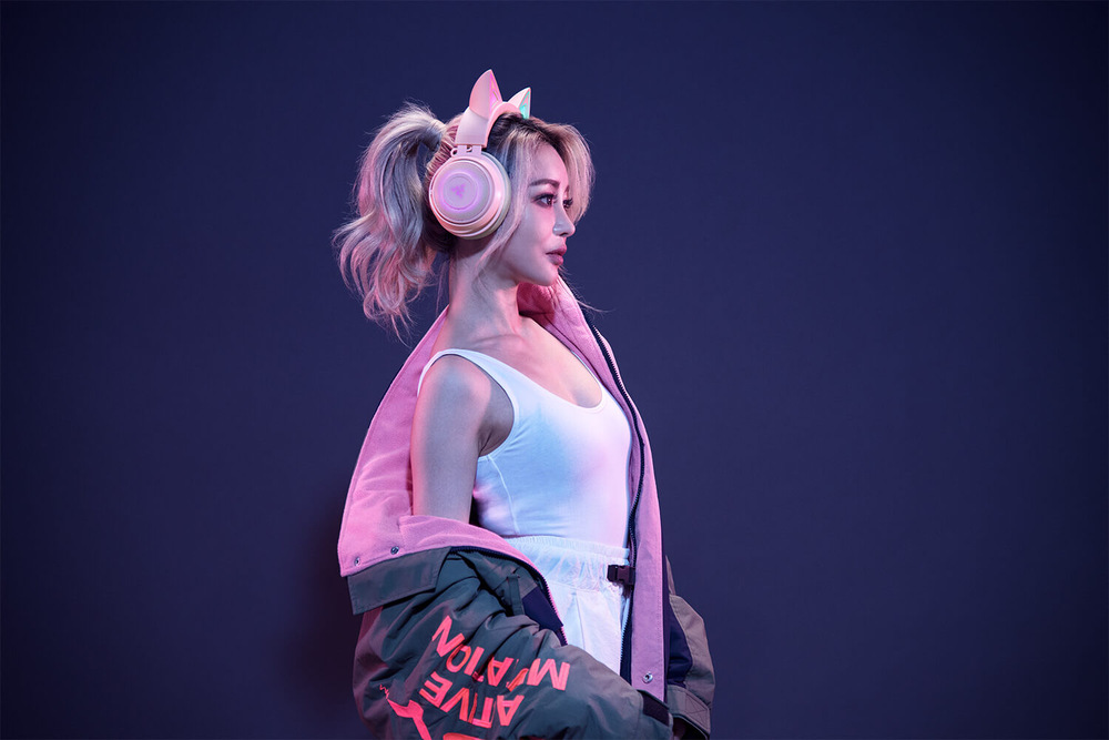 Headset Razer Kraken Kitty čierny