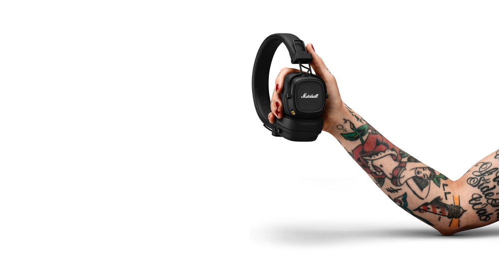 Slúchadlá Marshall Major IV Bluetooth čierna