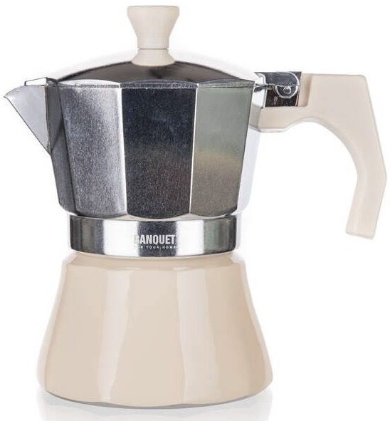 Moka kanvica BANQUET CAMPI Ivory
