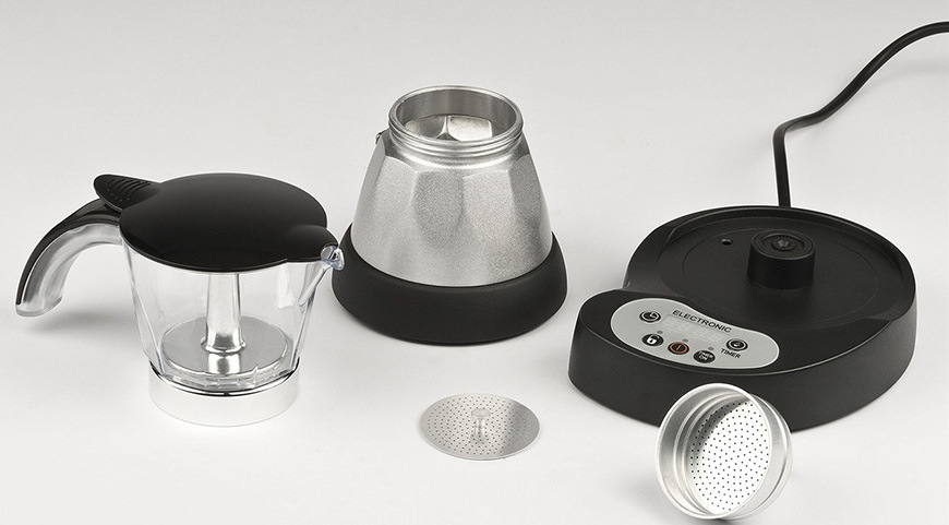 Moka kanvica Girmi MC2306 čierna Moka kanvica Girmi MC2306