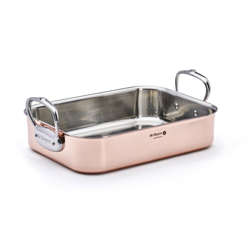 Pekáč de Buyer Inocuivre 6427.35, 41 × 27,5 × 12,35 cm měď Pekáč de Buyer Inocuivre 6427.35, 41 × 27,5 × 12,35 cm měď