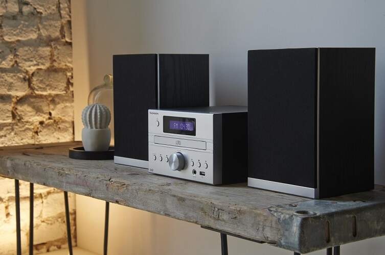 Mikro HiFi systém Thomson MIC122DABBT čierny/strieborný Mikro HiFi systém Thomson MIC122DABBT čierny/strieborný