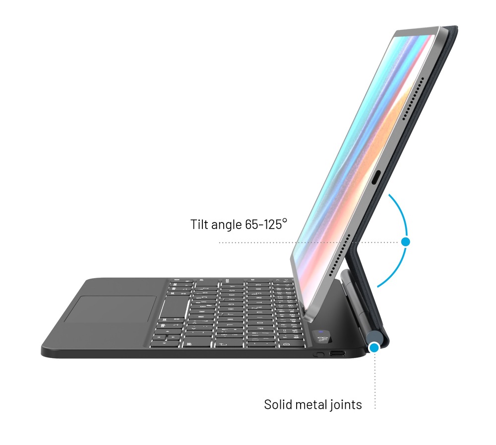Puzdro s klávesnicou na tablet FIXED Typee na Apple iPad 10,9" (2022)/iPad 11" (2025), CZ layout čierne Puzdro s klávesnicou na tablet FIXED Typee na Apple iPad 10,9" (2022)/iPad 11" (2025), CZ layout čierne