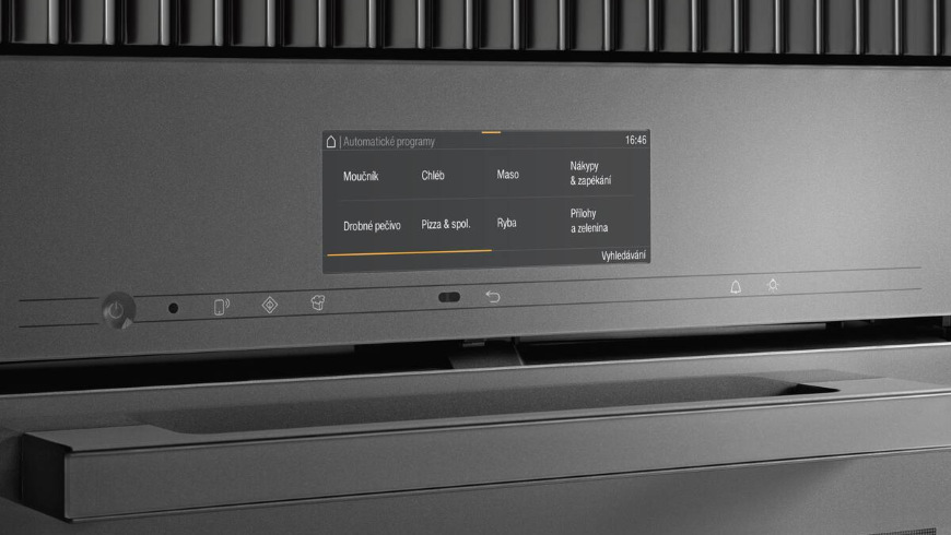 Rúra Miele H 7440 BM béžová Displej s automatickými programami